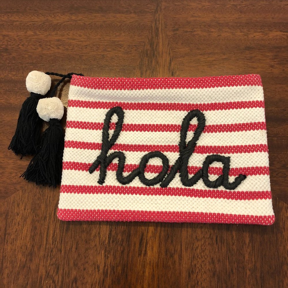 Guadalupe Hola Cloth Clutch